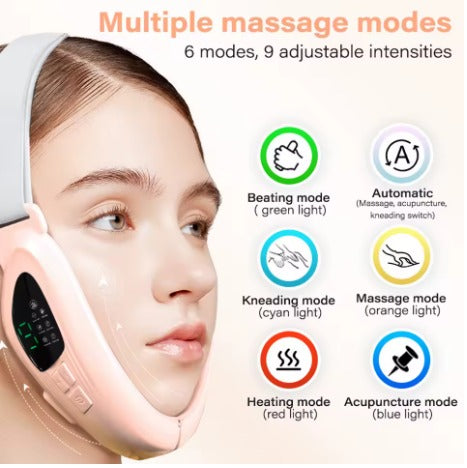 V-Face EMS Microcurrent Facial Lifting Device – Anti-Wrinkle & Double Chin Remover
